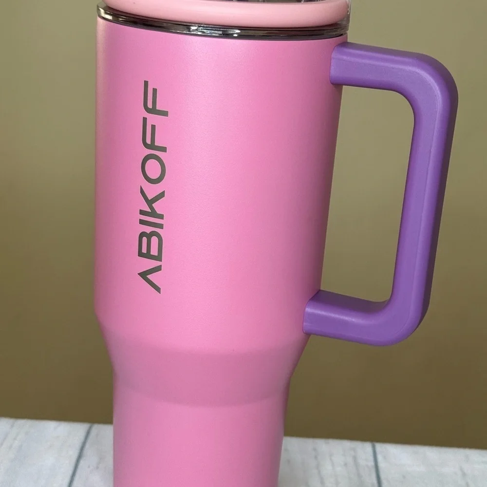 Pink and Purple Abikoff Tumbler